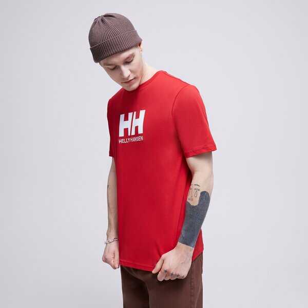 Helly Hansen Koszulka Hh Logo, Męska, Kolor Czerwony, 33979163