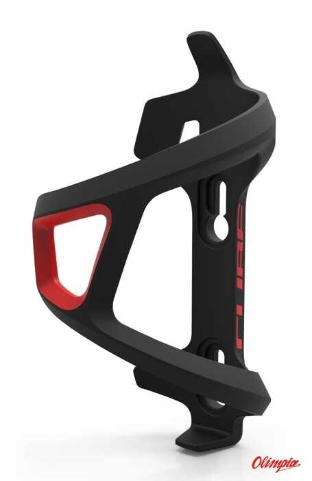 CUBE Koszyk na bidon HPP Left-Hand Sidecage black/red