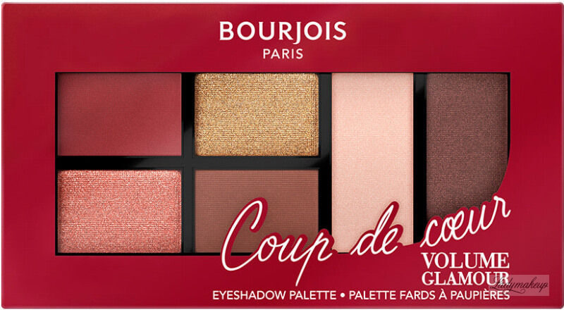 Bourjois - Coup de Coeur Volume Glamour Eyeshadow Palette - Paleta cieni do powiek - 01 Intense Look