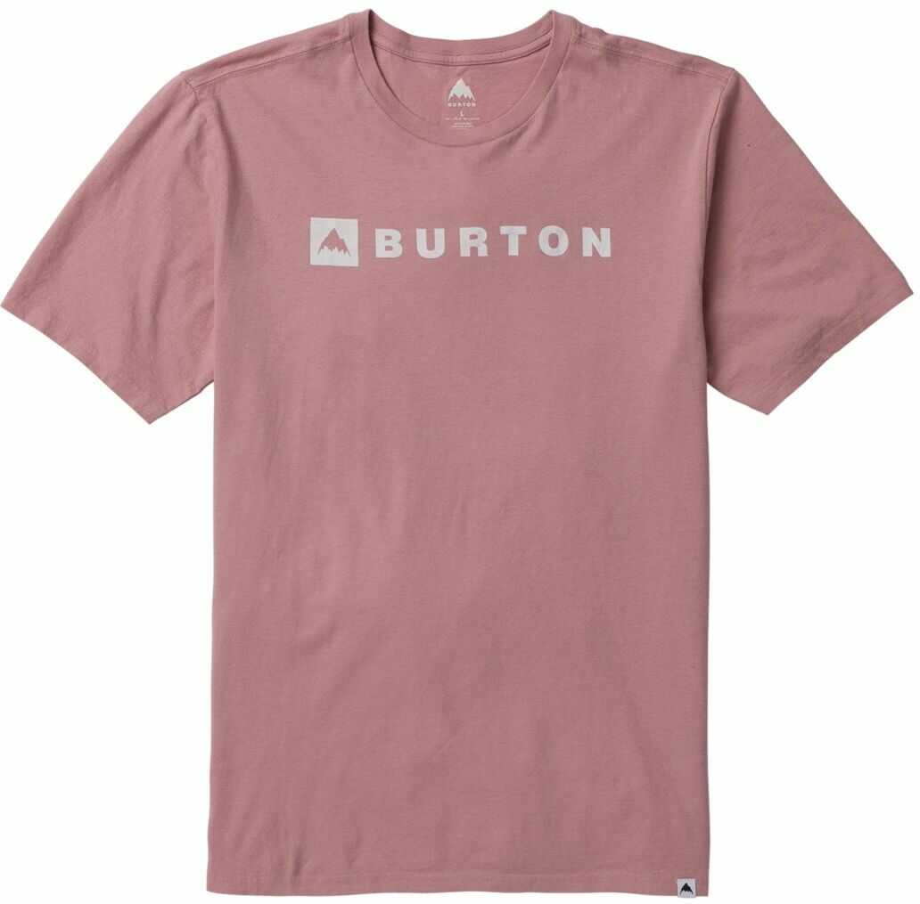 t-shirt męski BURTON HORIZONTAL MOUNTAIN TEE Powder Blush