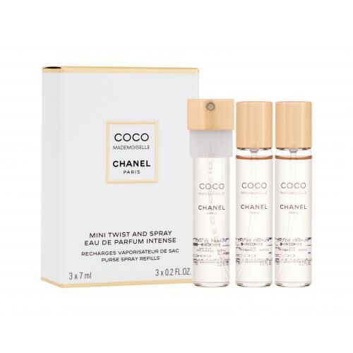 Chanel Coco Mademoiselle Intense woda perfumowana Napełnienie 3x7 ml dla kobiet