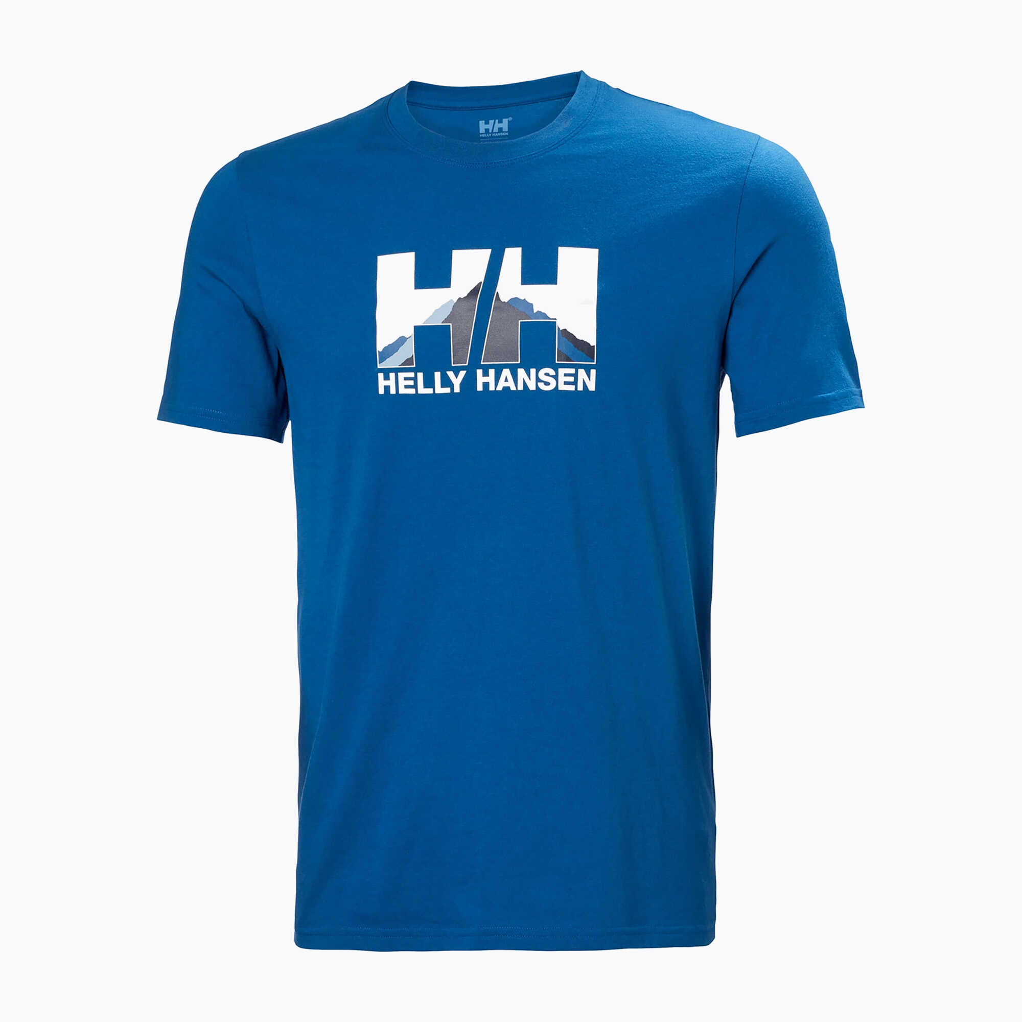 Koszulka trekkingowa męska Helly Hansen Nord Graphic niebieska 62978_606 WYSYŁKA W 24H 30 DNI NA ZWROT