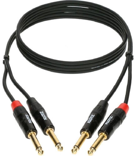 KLOTZ Minilink PRO KT-JJ300 2x jack 6,3 mm - 2x jack 6,3 mm PRO - 3 m +9 sklepów - przyjdź przetestuj lub zamów online+