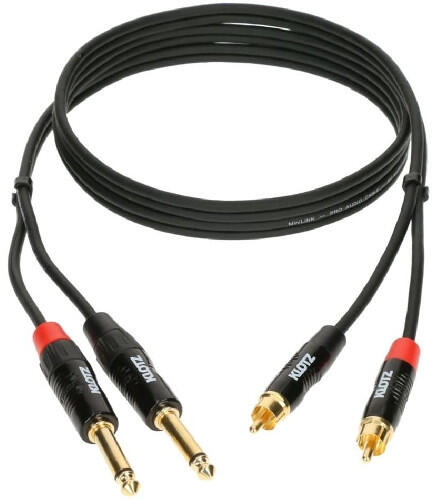 KLOTZ Minilink PRO KT-CJ150 2x RCA - 2x jack 6.3 mm PRO - 1.5 m +9 sklepów - przyjdź przetestuj lub zamów online+