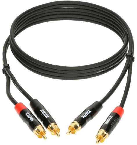 KLOTZ Minilink PRO KT-CC090 2x RCA - 2x RCA PRO - 0.9 m +9 sklepów - przyjdź przetestuj lub zamów online+