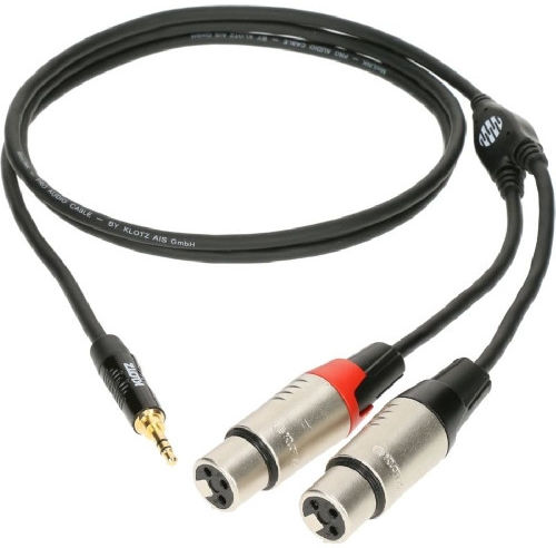 KLOTZ KY8-180 PRO 1 x mini jack 3.5 mm - 2 x XLR female - 1.8 m +9 sklepów - przyjdź przetestuj lub zamów online+