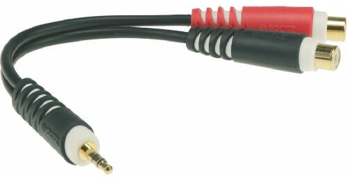 KLOTZ AYS-4 adapter 2xRCA female - 1x jack 3.5 mm +9 sklepów - przyjdź przetestuj lub zamów online+
