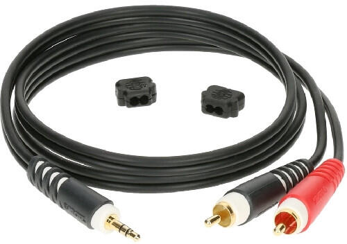 KLOTZ AY7-0100 2xRCA - 1x jack 3.5 mm - 1 m +9 sklepów - przyjdź przetestuj lub zamów online+
