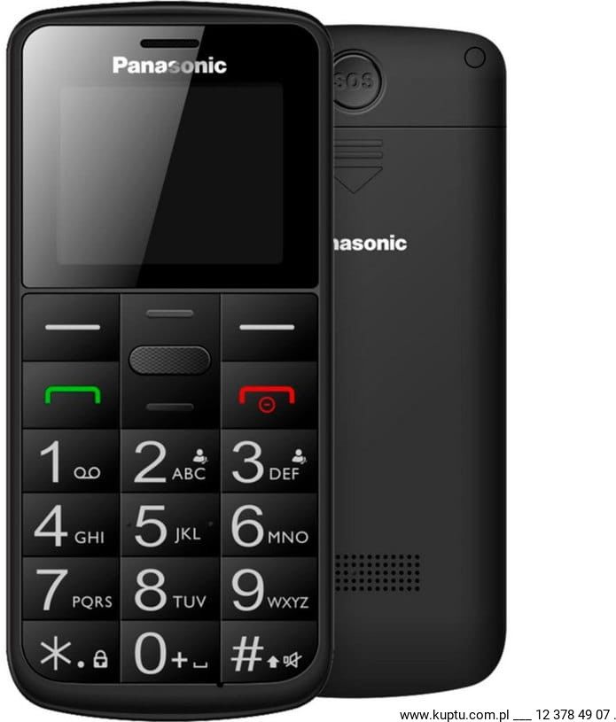 Panasonic KX-TU110EXB, telefon GSM czarny