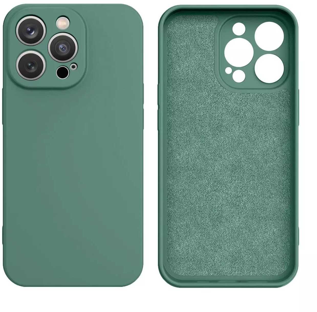 Etui na telefon Silicone Case do Samsung Galaxy S23 Plus silikonowy pokrowiec zielone