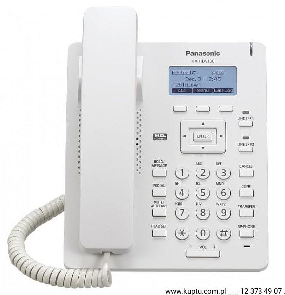 Telefon SIP KX-HDV130 Panasonic UŻYWANY 12 miesięcy gwarancjii