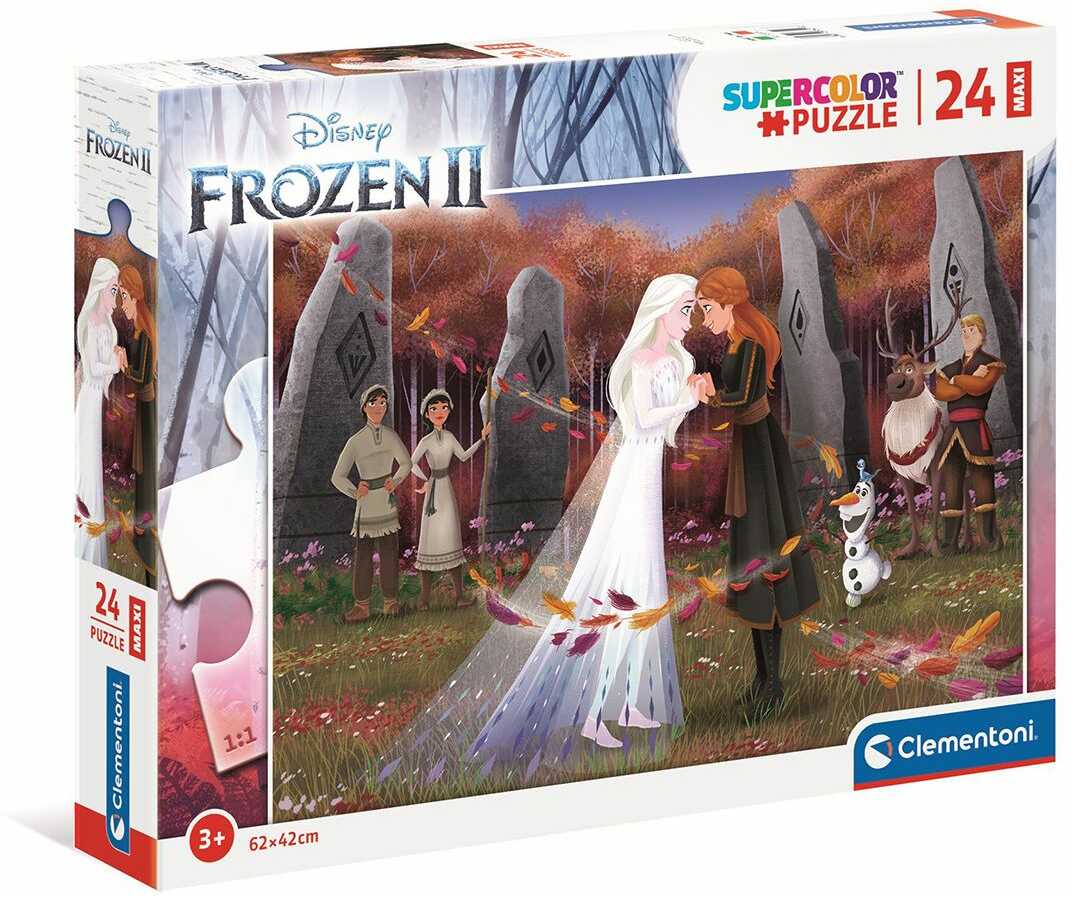 Puzzle Maxi Super Color Frozen 2 - 24 el wiek 3+