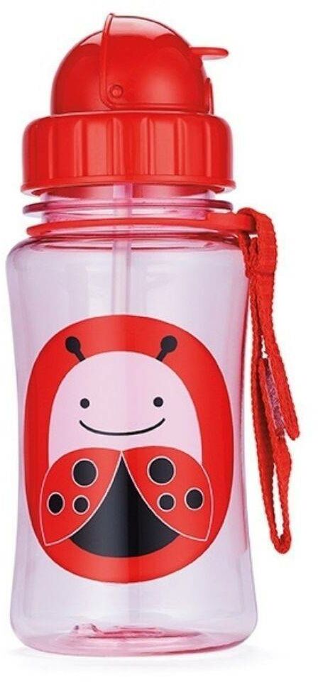 Bidon / butelka ze słomką dla dziecka Skip Hop Zoo - ladybug