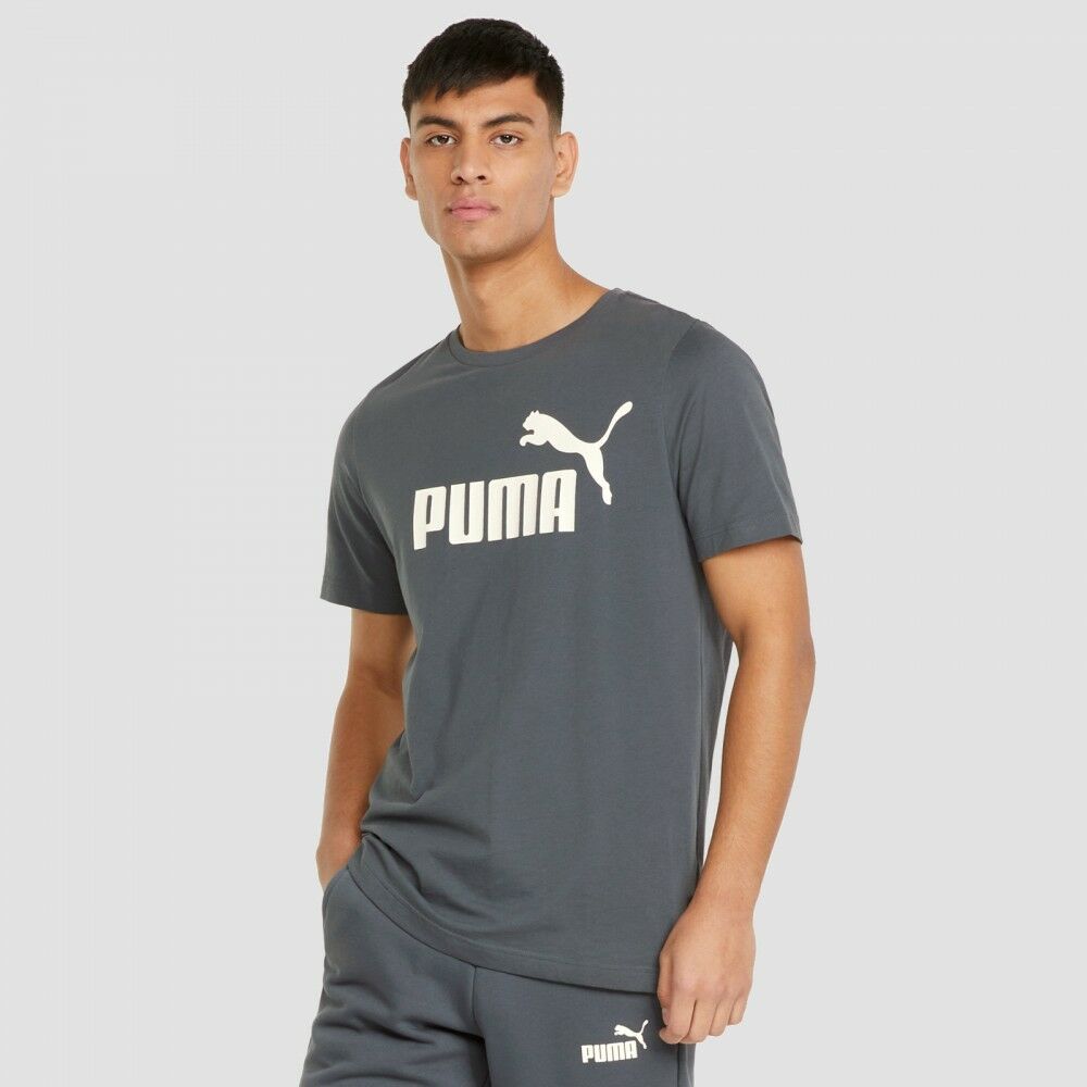 Koszulka Męska Puma Bawełniana T-shirt Popielaty