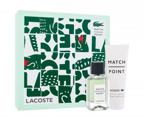 Lacoste Match Point zestaw Edt 50 ml + Żel pod prysznic 75 ml dla mężczyzn